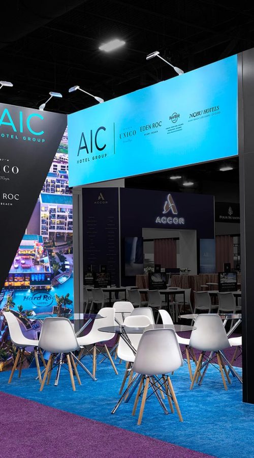 Trade Show Booth Design AlC Hotel Group